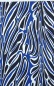 Preview: Viscosejersey Zebra Blau
