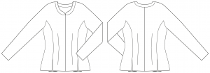 sewing pattern Jacke Mudau