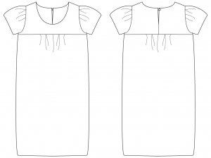 sewing pattern Kleid Smakt