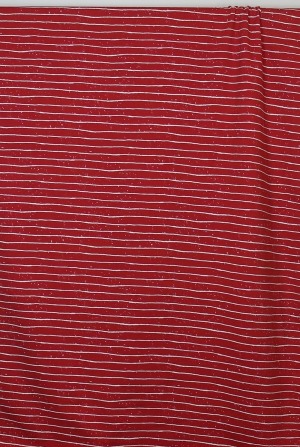 Baumwolljersey Stripes Rot