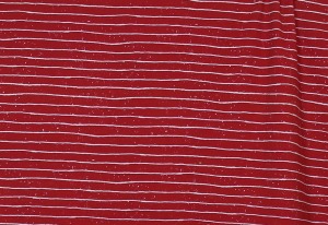 Baumwolljersey Stripes Rot
