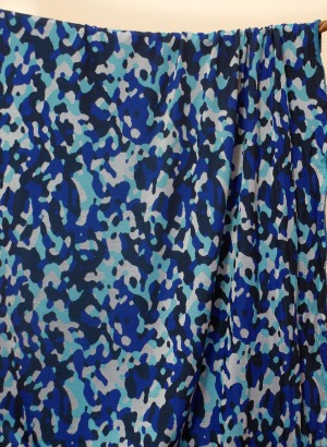 Camouflage-Strick Blau