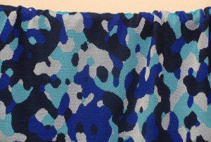 Camouflage-Strick Blau