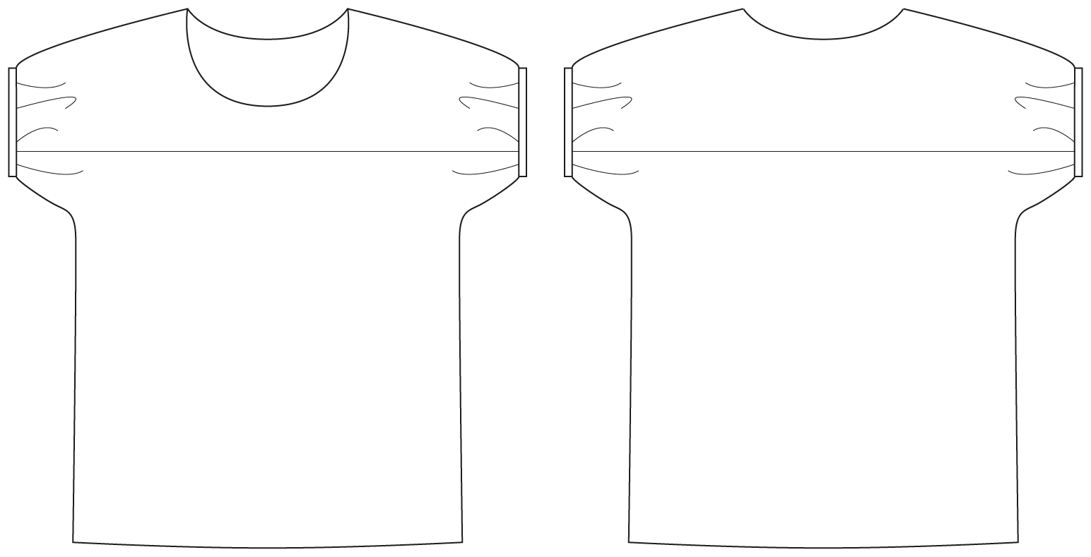 Schnittquelle Schnittmuster Shop - Schnittmuster Shirt Ners- www With Regard To Blank Tshirt Template Pdf