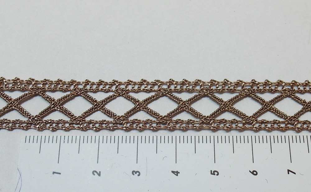 Zierband Taupe